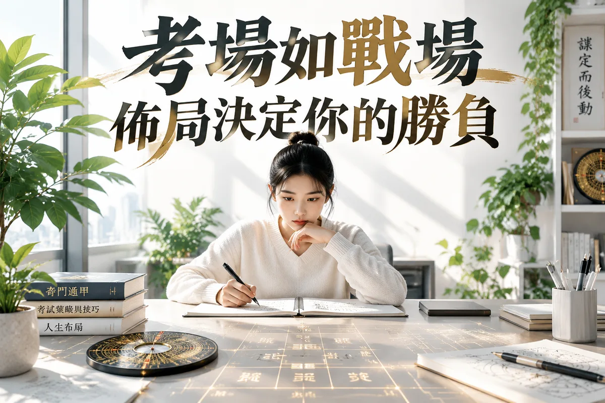 奇門遁甲考試運勢加強：2026 考前 3 招，第 2 招最多人忽略