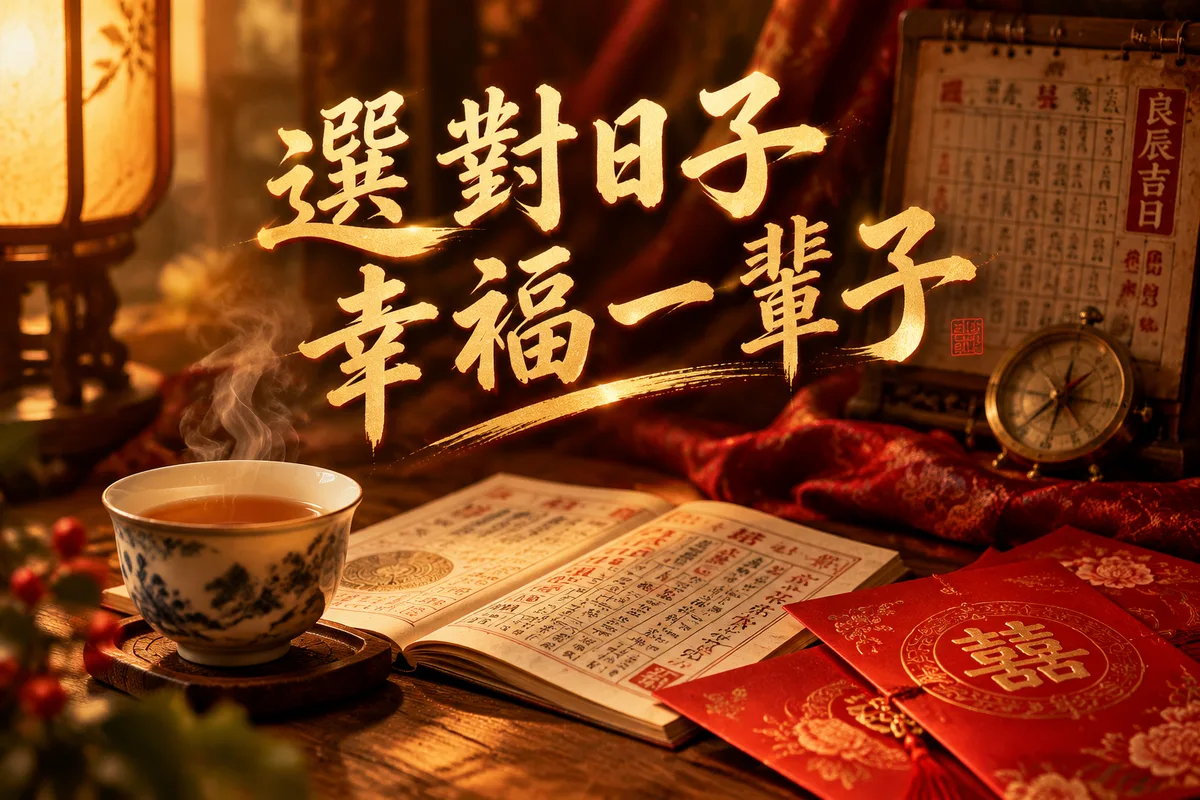 老師可以幫我看結婚日子嗎？2026 結婚擇日 3 大關鍵，第 2 個最多人忽略