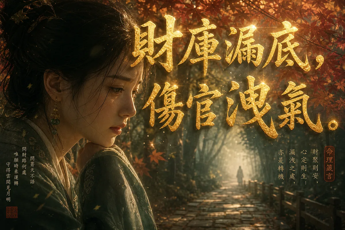我最近財運特別差？大師幫我看看八字：3 個傷官流月特徵，第 2 個最多人中招
