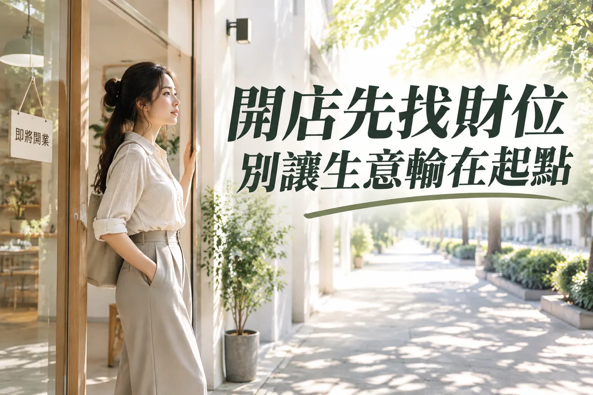 想開店做生意，店面財位要怎麼找？可以請老師規劃嗎？3個步驟自己先判斷，第2個最多人忽略