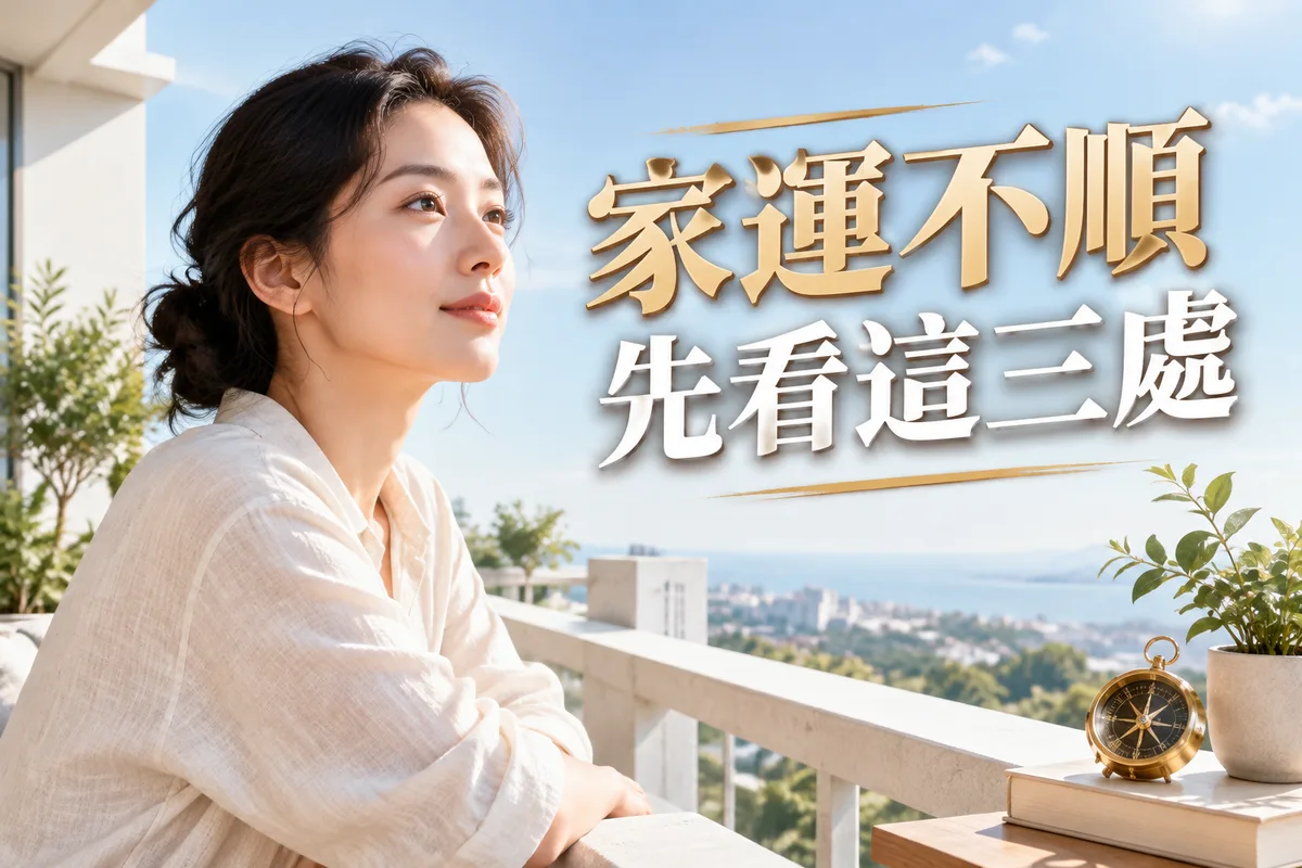 今年家裡運勢很差？居家風水犯沖檢查與化解，3個最常見格局一次看懂