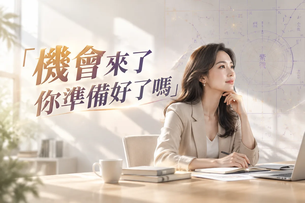 我明年事業會不會有升遷機會？紫微命盤這樣看，3個訊號提前準備