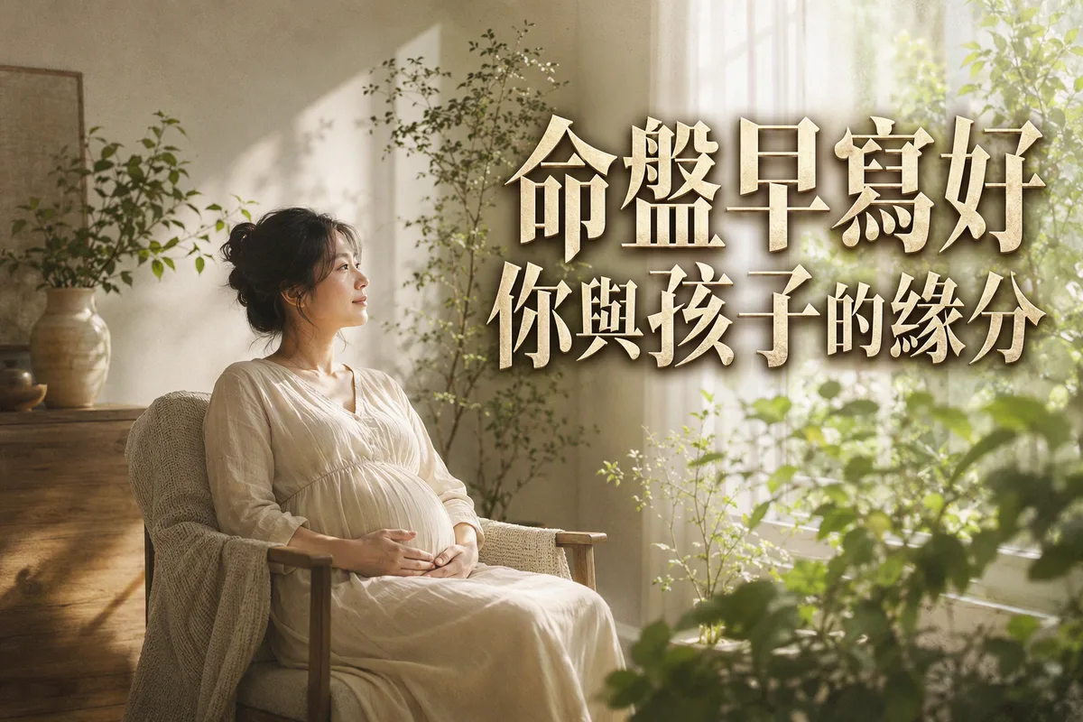 想生小孩但一直沒懷孕？命盤看得到子女運嗎？3個關鍵一次看懂